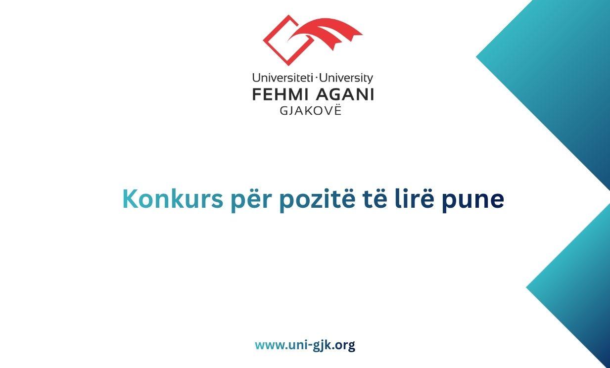 Konkurs për pozitë të lirë pune