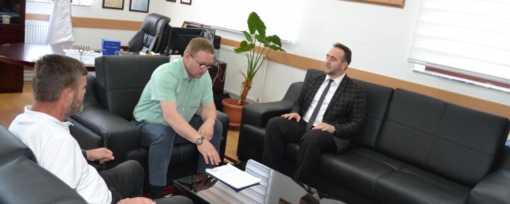 Rector Nimani hosted Dr. Valon Myrta, President of KBI (CIC) of Gjakova