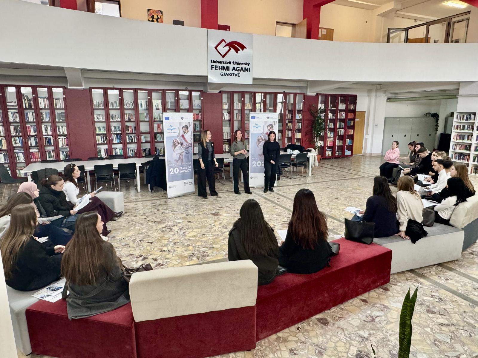 Mbahet sesioni informues raundi XVI i Young Cell Scheme, Programi i BE-së për bursa post-diplomike