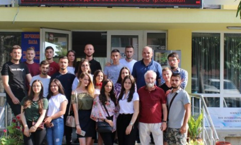 The Rector and students of UGJFA participate in the International Summer School "International Ceepus Summer School"