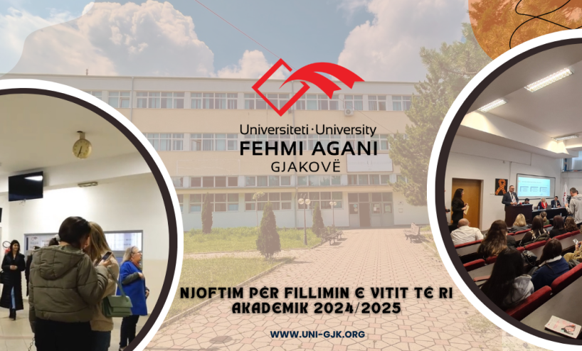 Tomorrow Begins the New Academic year 2024/2025 at the University "Fehmi Agani" in Gjakova