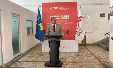 Universiteti "Fehmi Agani" në Gjakovë përmbyll me sukses Panairin e Punës dhe Karrierës 2025