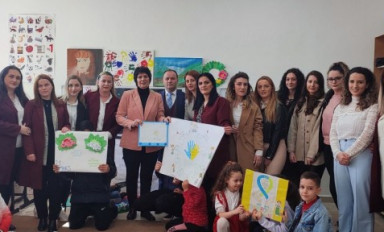 Teachers and students of the Faculty of Education mark the international day of children with Down syndrome